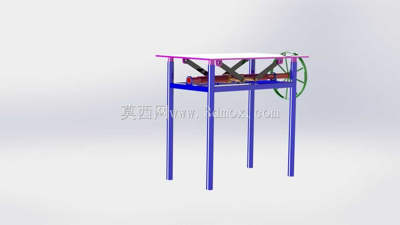 solidworks�еĿɵ��ݶ��߶ȹ���̨