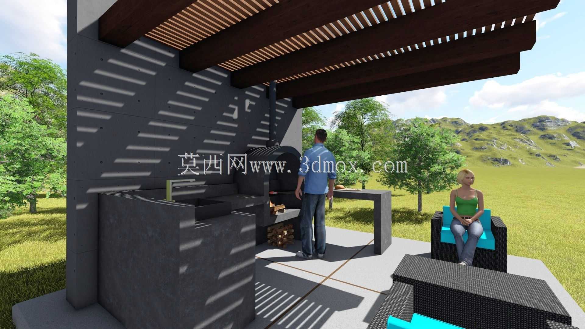 室外厨房