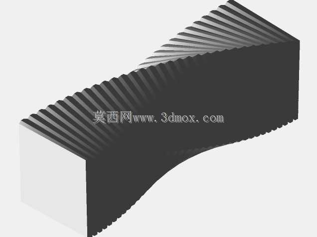 手风琴扭曲-花瓶模式-可3D打印