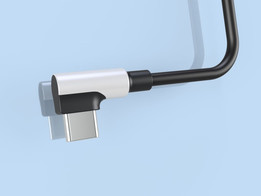 UGREEN提供的90°角USB C插头