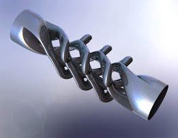 3D特斯拉阀门概念