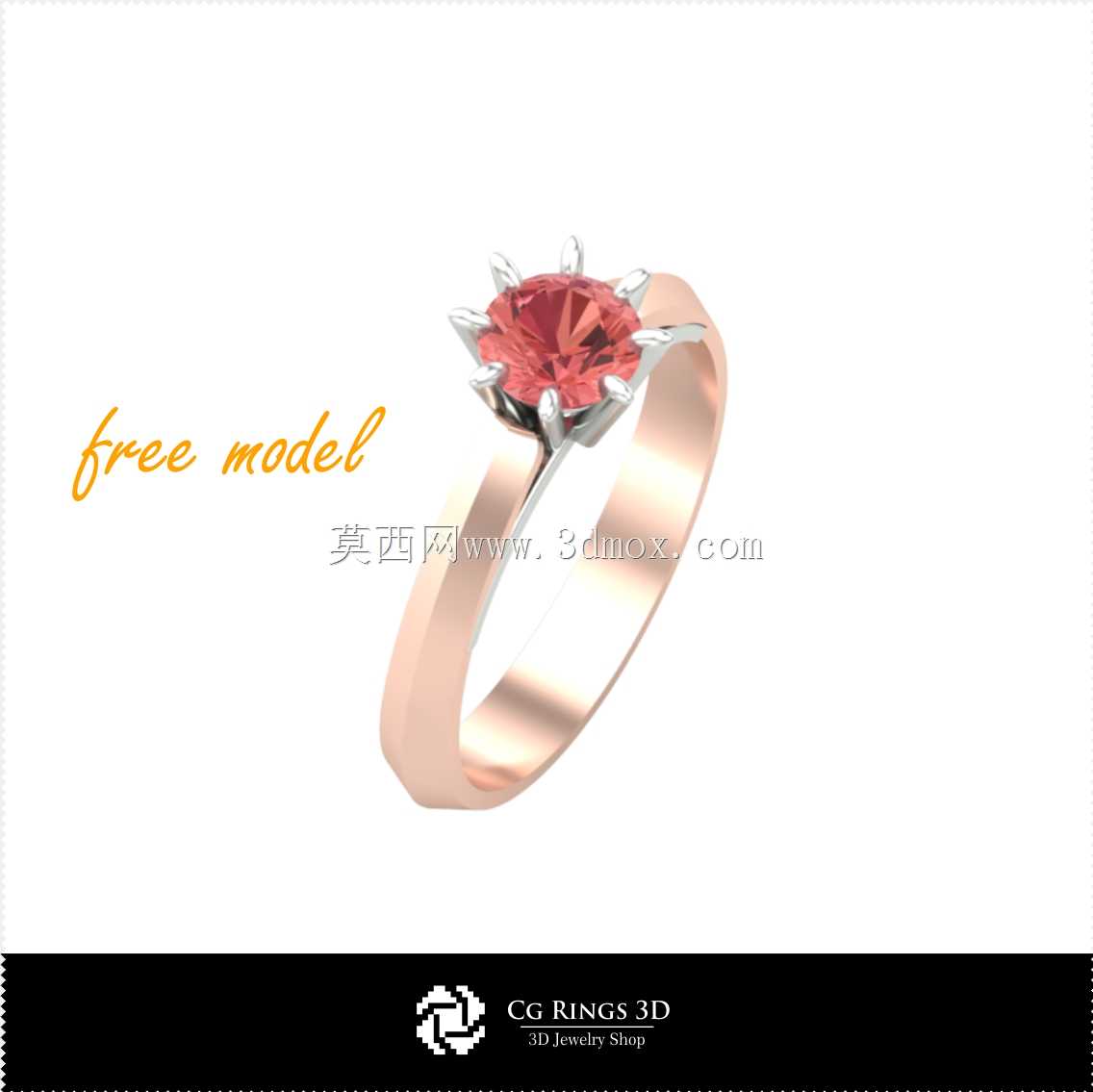 三维环启用-自由三维模型
