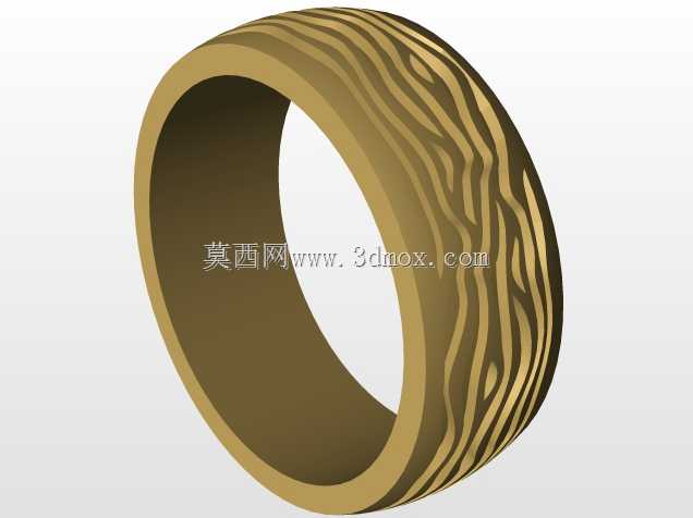 无珐琅3D模型3D CAD结婚戒指