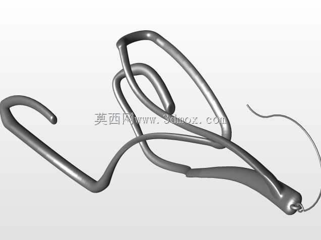 弧形耳环