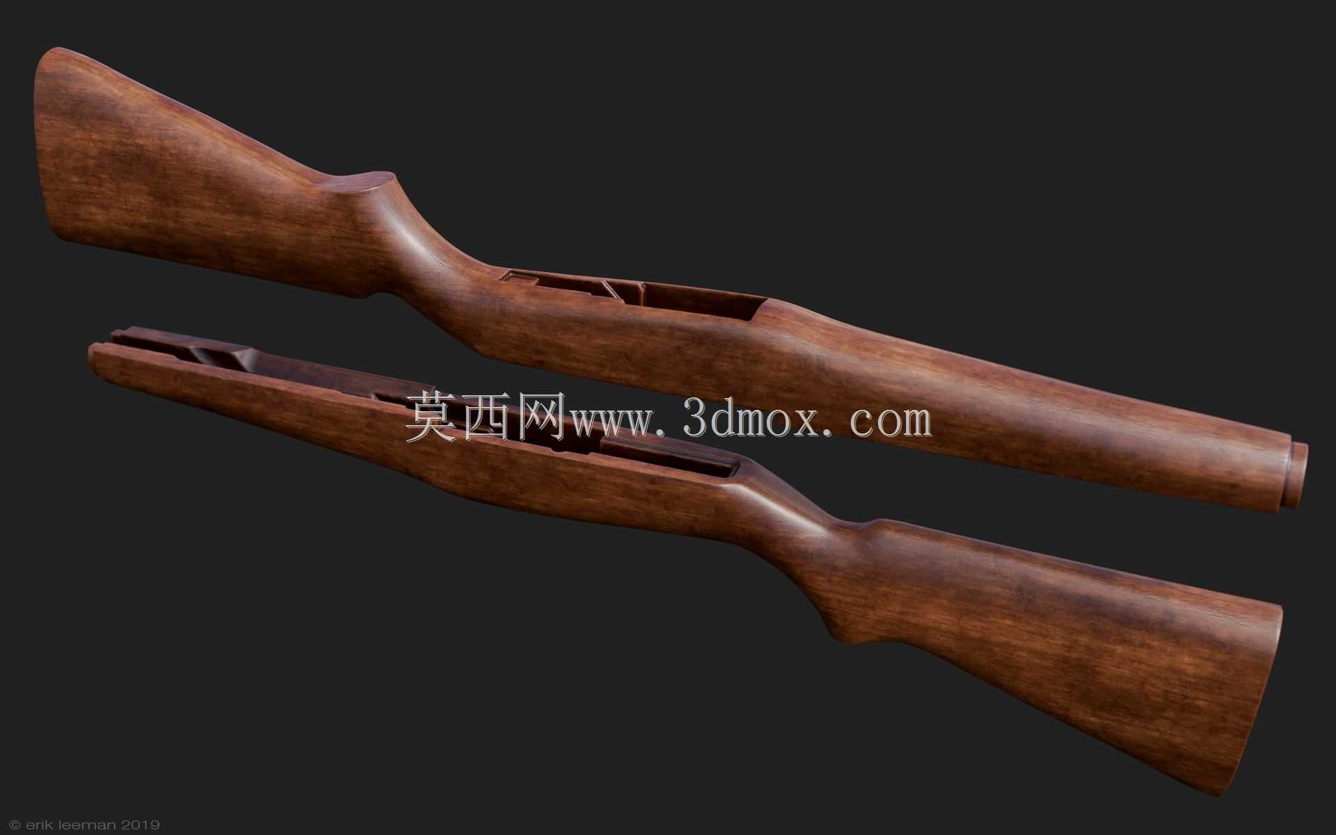 M1 Garand stock渲染网格