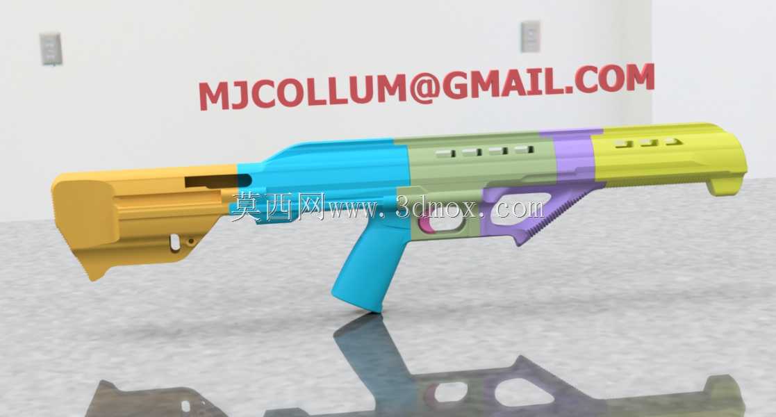 RUGER 10/22 3D打印牛崽步枪库存科幻1.0