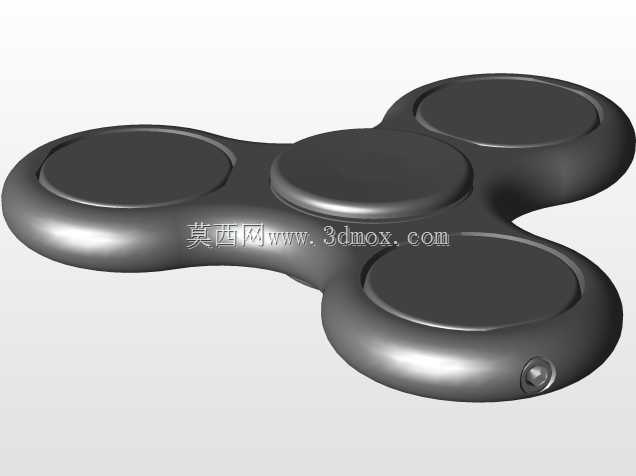 带可旋转扁平球的Fidget旋转器