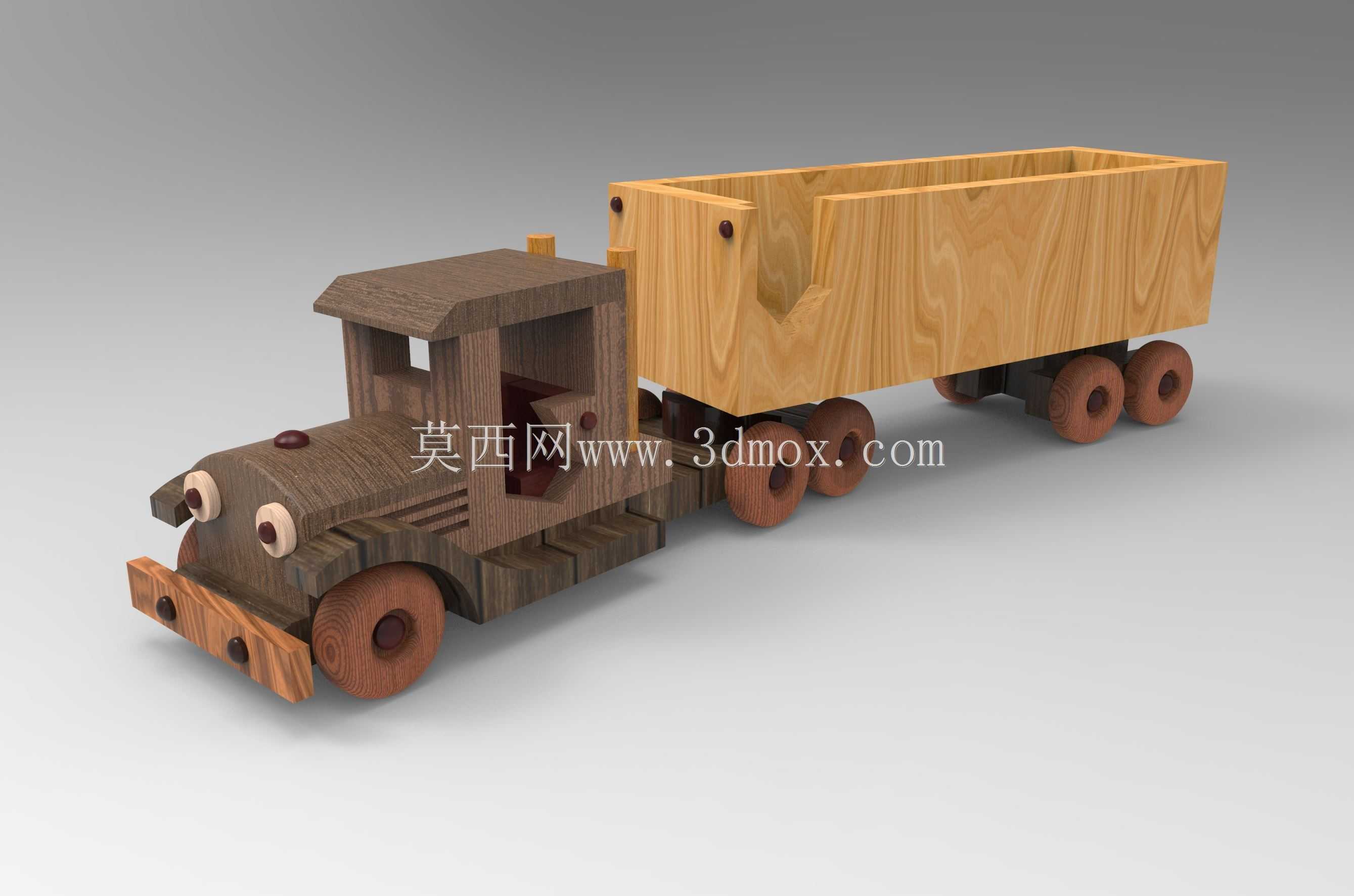 木制卡车玩具
