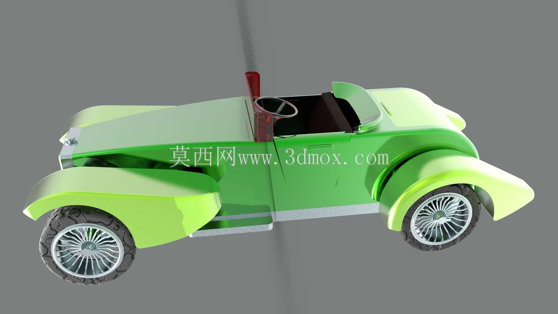 带蓝图的经典汽车