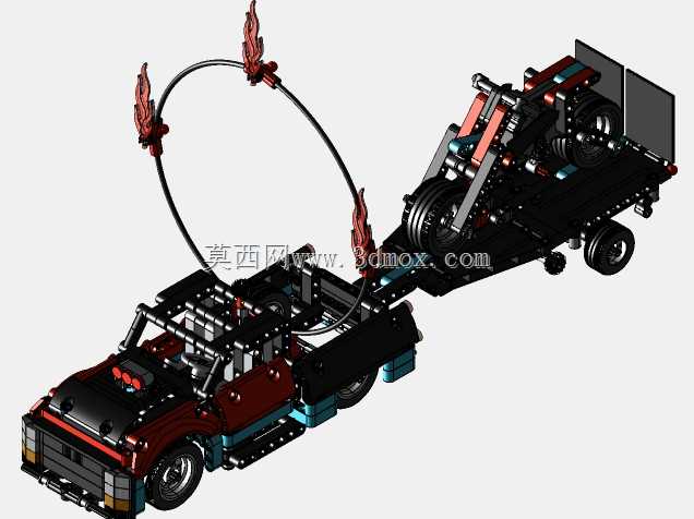 乐高技术-特技表演卡车\u0026自行车(42106)
