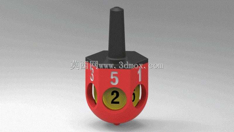 六边形陀螺骰子(骰子中的骰子)