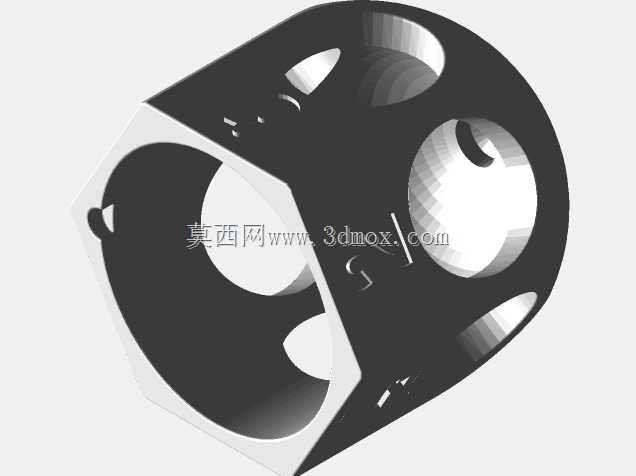 六边形陀螺骰子(骰子中的骰子)
