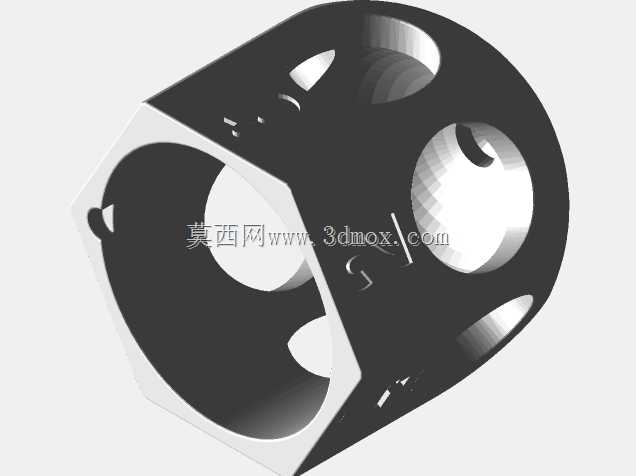 六边形陀螺骰子(骰子中的骰子)