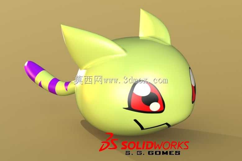 Nyaromon-Digimon-S��rgio CAD CAM