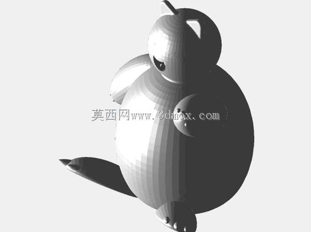 可爱的Snorlax-Sérgio CAD CAM