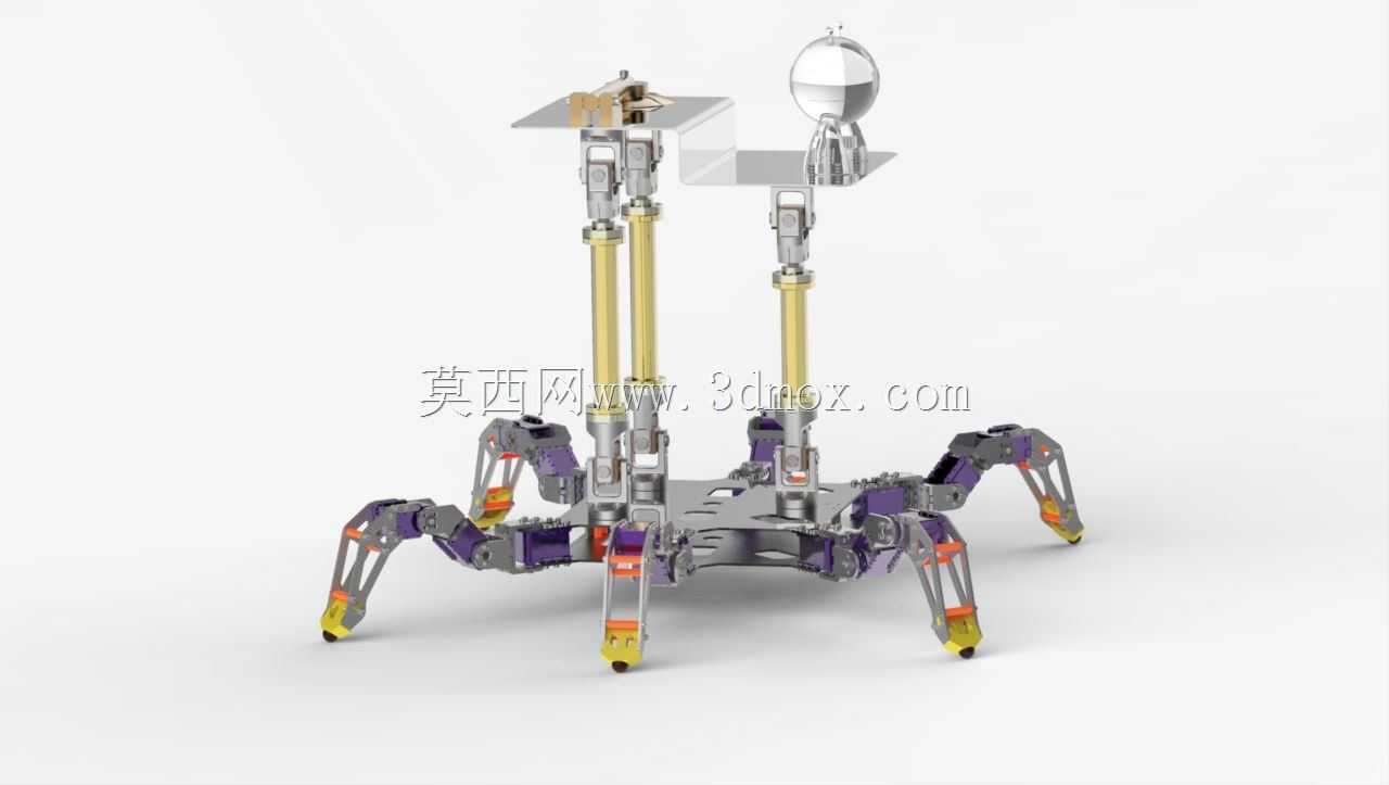 摄像机六足机器人