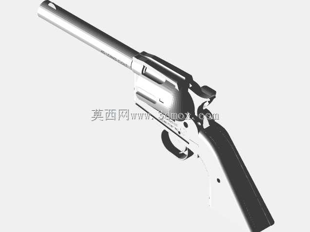 单动左轮手枪3d可打印
