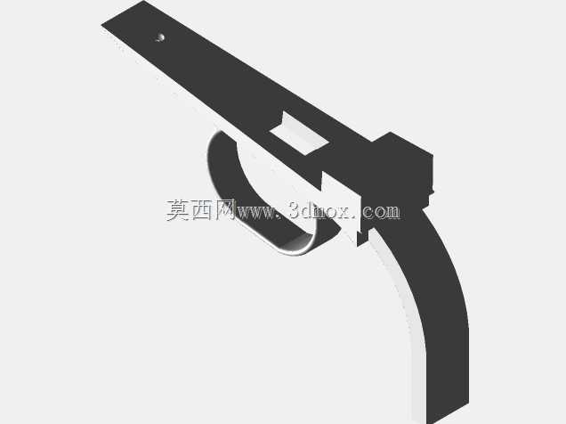 单动左轮手枪3d可打印
