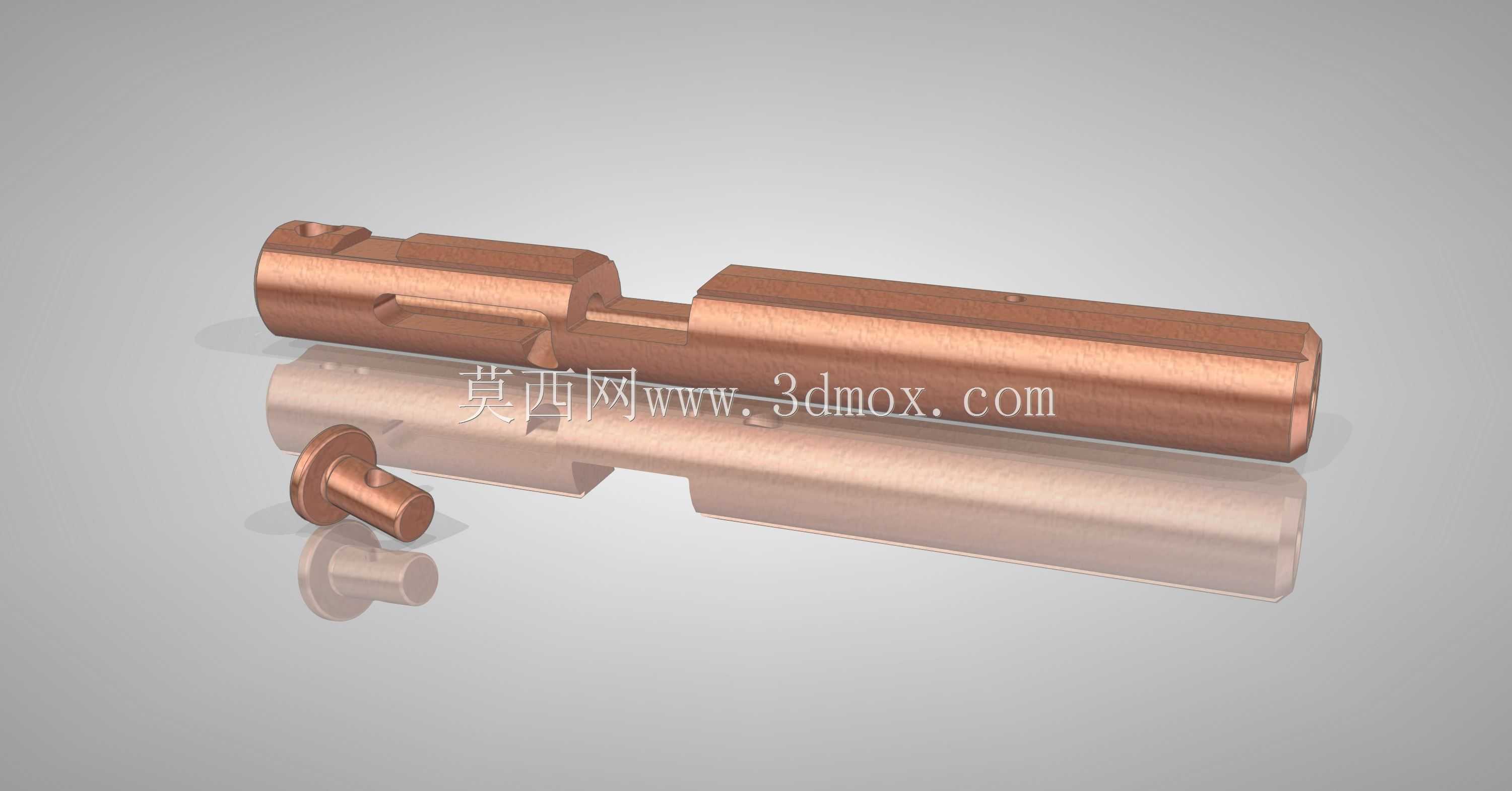 CROSMAN 2240-2250定制长钢炮尾(右侧),带端盖