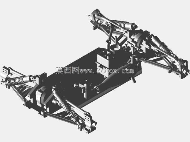 Kyosho TR 15体育场力等轴测视图渲染