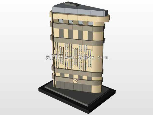 乐高建筑-扁平铁建筑(21023)