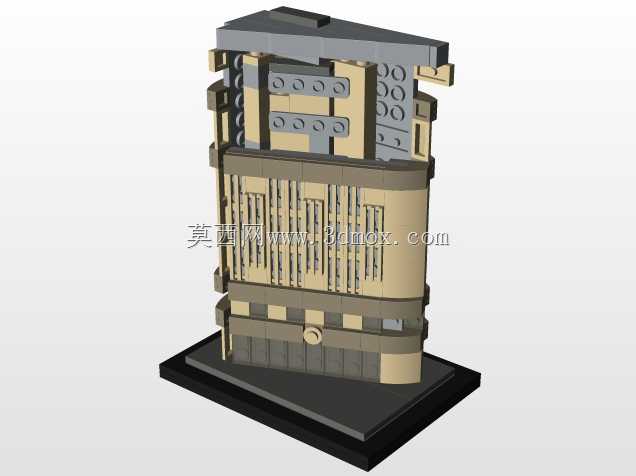 乐高建筑-扁平铁建筑(21023)
