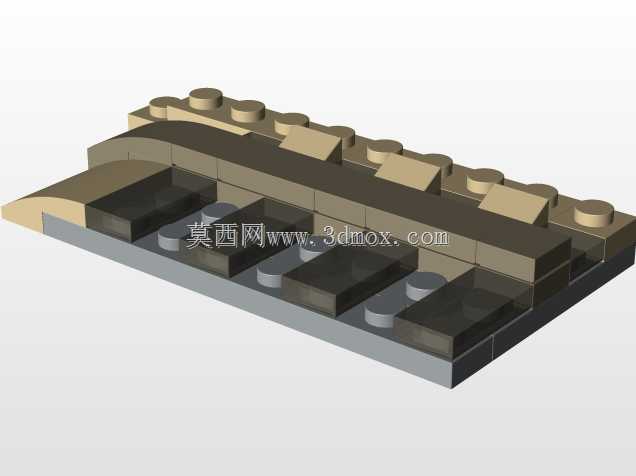 乐高建筑-扁平铁建筑(21023)