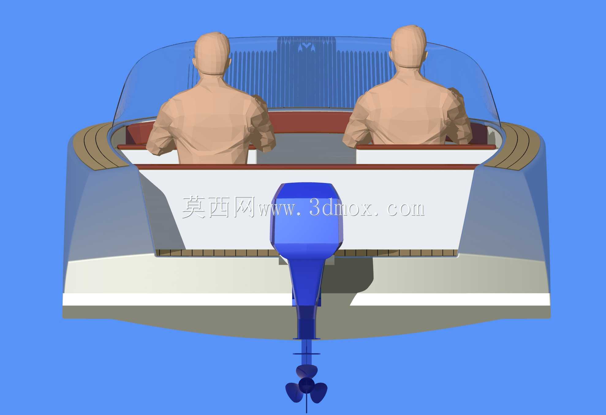 复古越野摩托艇