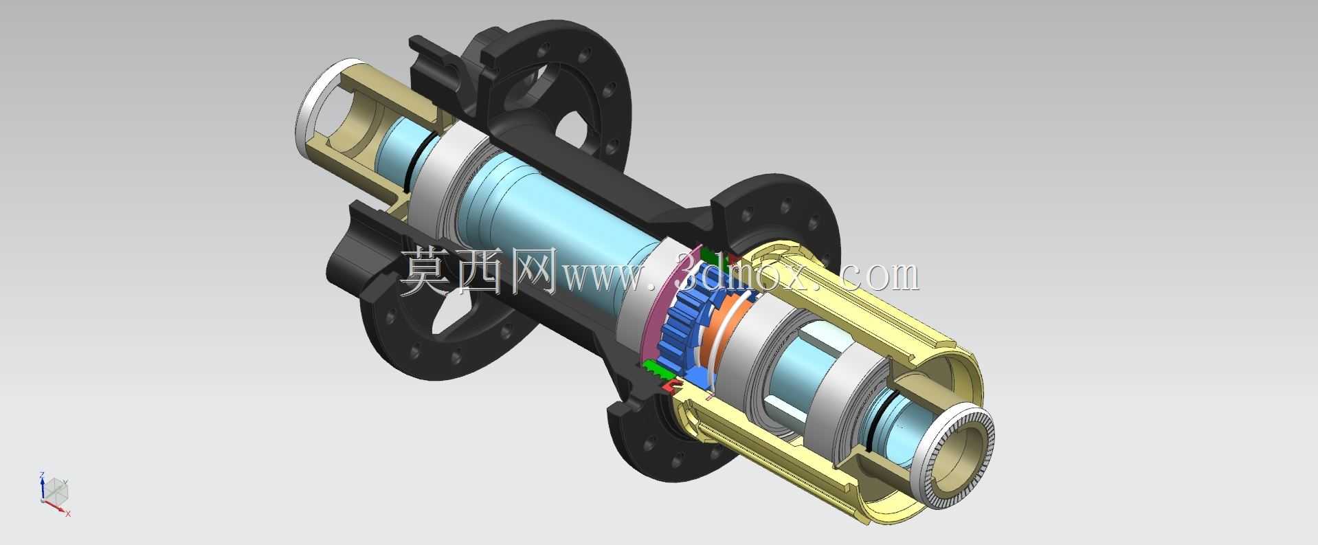DTSwiss240后轮毂盘6螺栓TH12+QR10