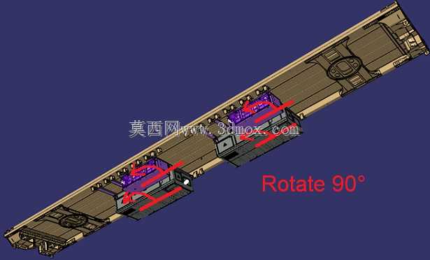 静态转换器和电池盒旋转90°版本