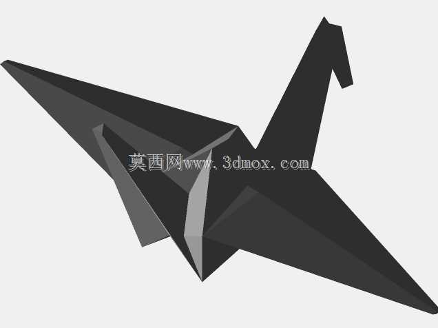 折纸起重机模型