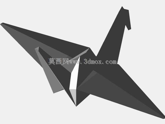 折纸起重机模型