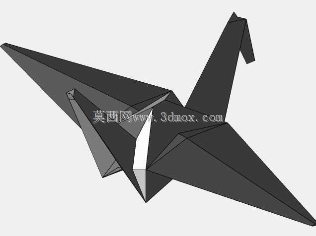折纸起重机模型