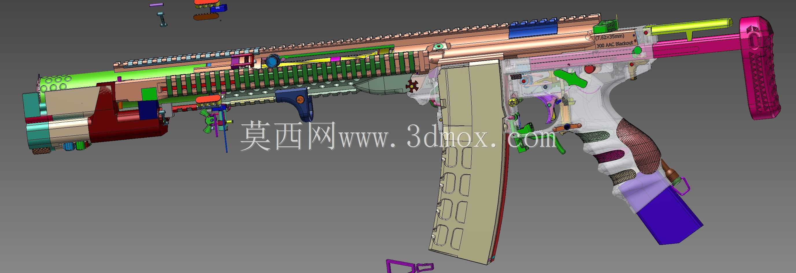 ������ƶ���300���ֺ�ɫaac 7.62x35mmǥ�����ڽ���V.2