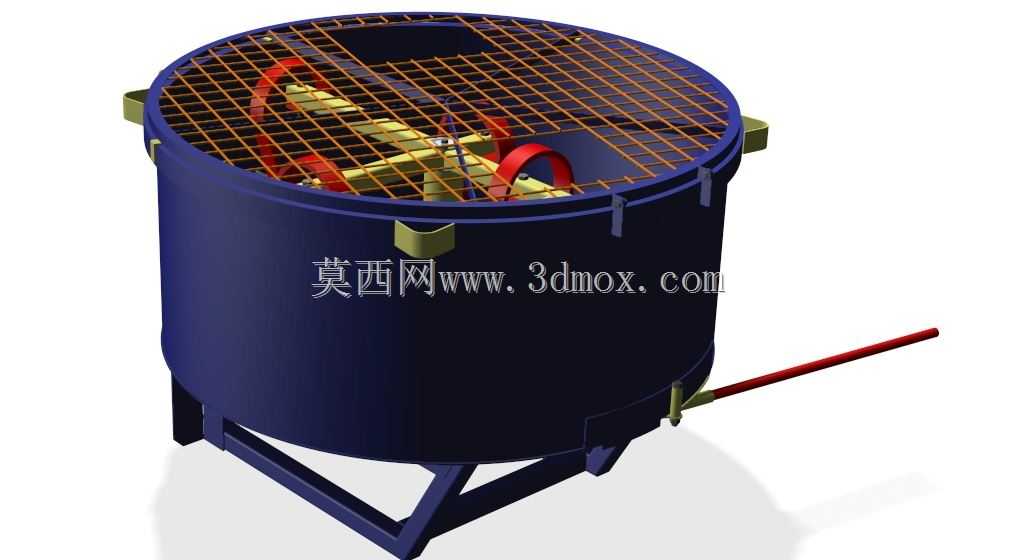 将粘土和沙子混合在一起。