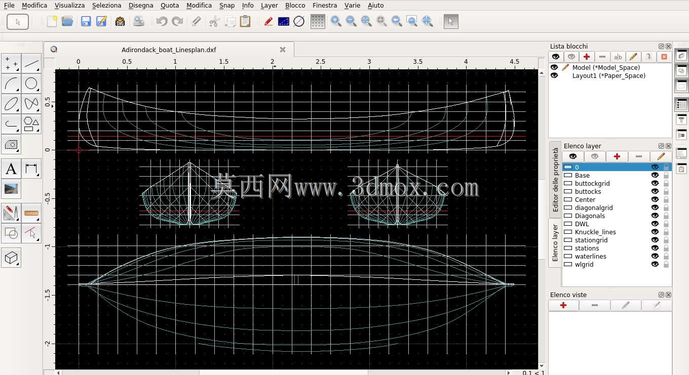 阿迪朗达克导向船基本形状