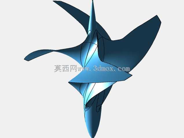流线型螺旋桨,带ogive轮毂-概念设计