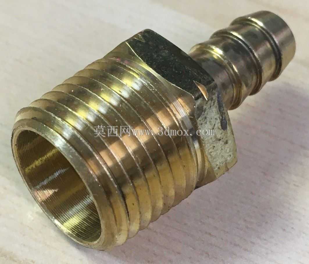 1/2英寸MNPT黄铜软管接头3/8英寸倒钩