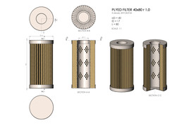 Plyed�˲���40x80x17