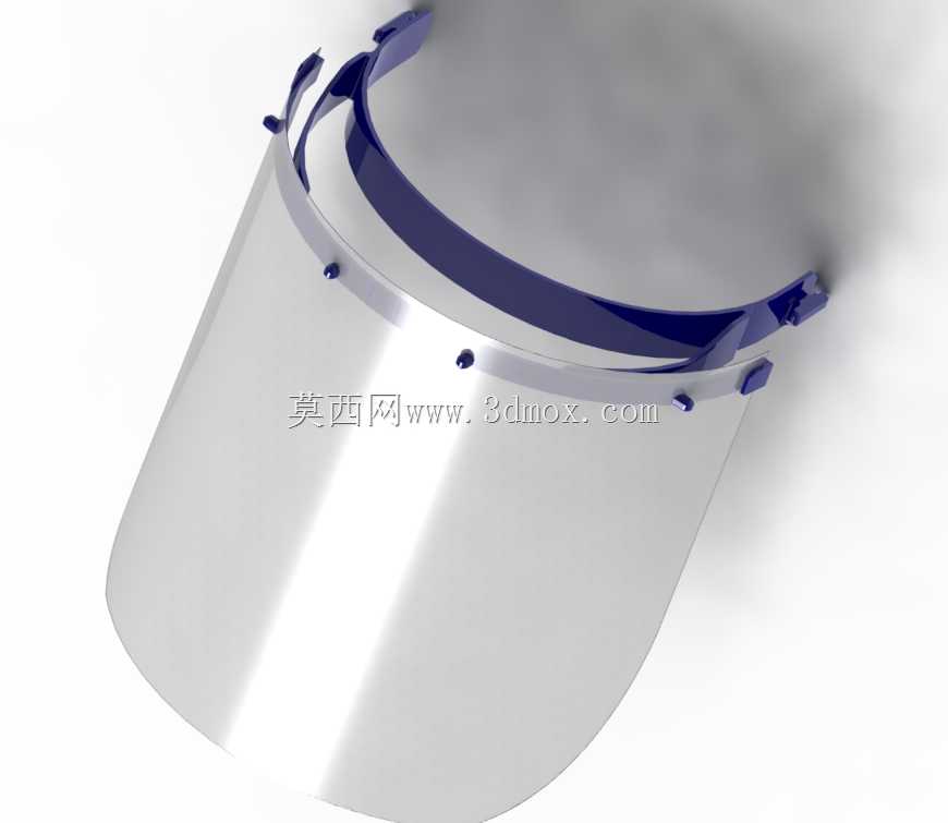 采用0.8mm喷嘴和标准A4绑定盖优化的Covid面罩保护