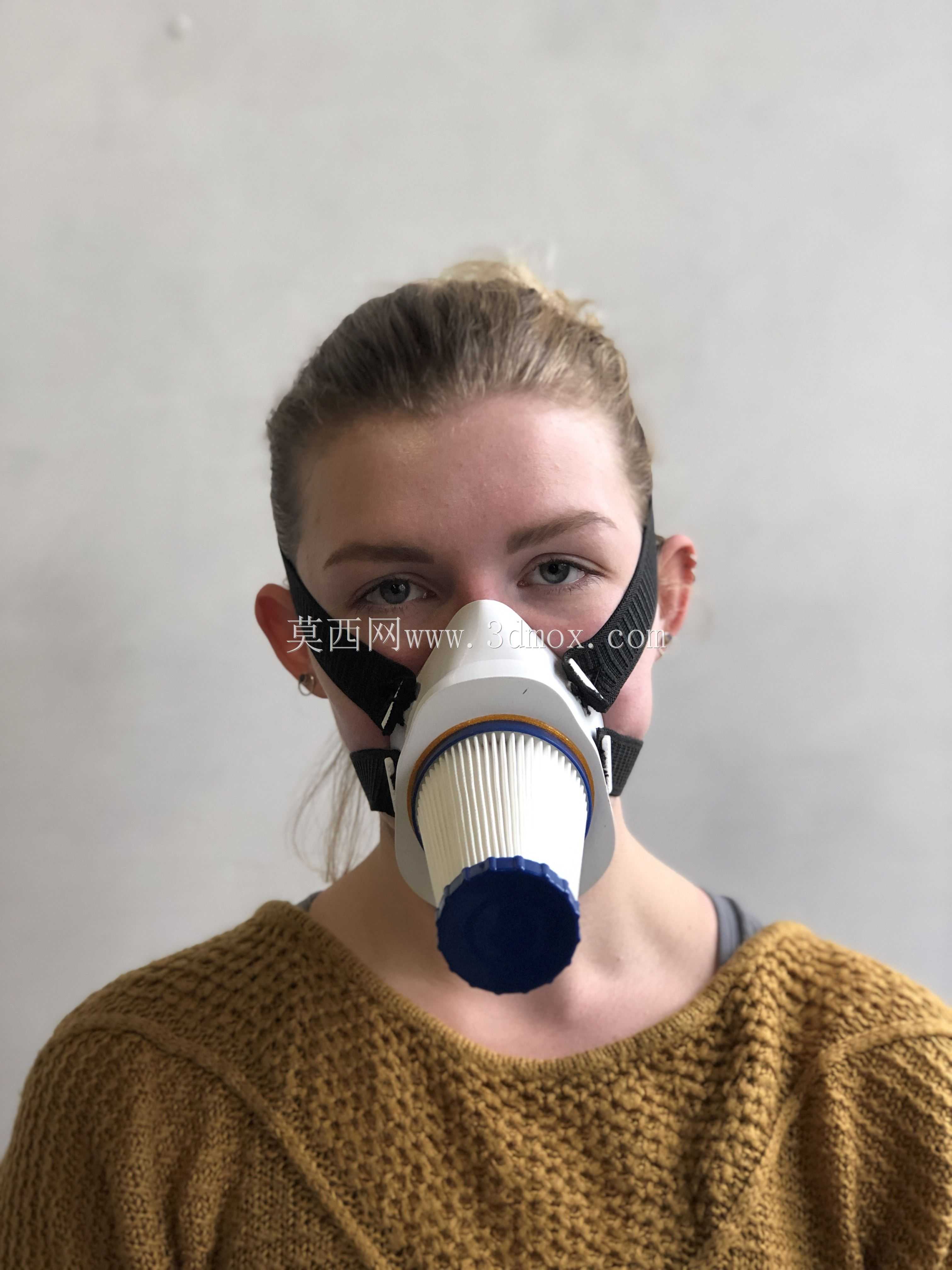 新冠病毒-19 F2高效空气过滤器面罩V3