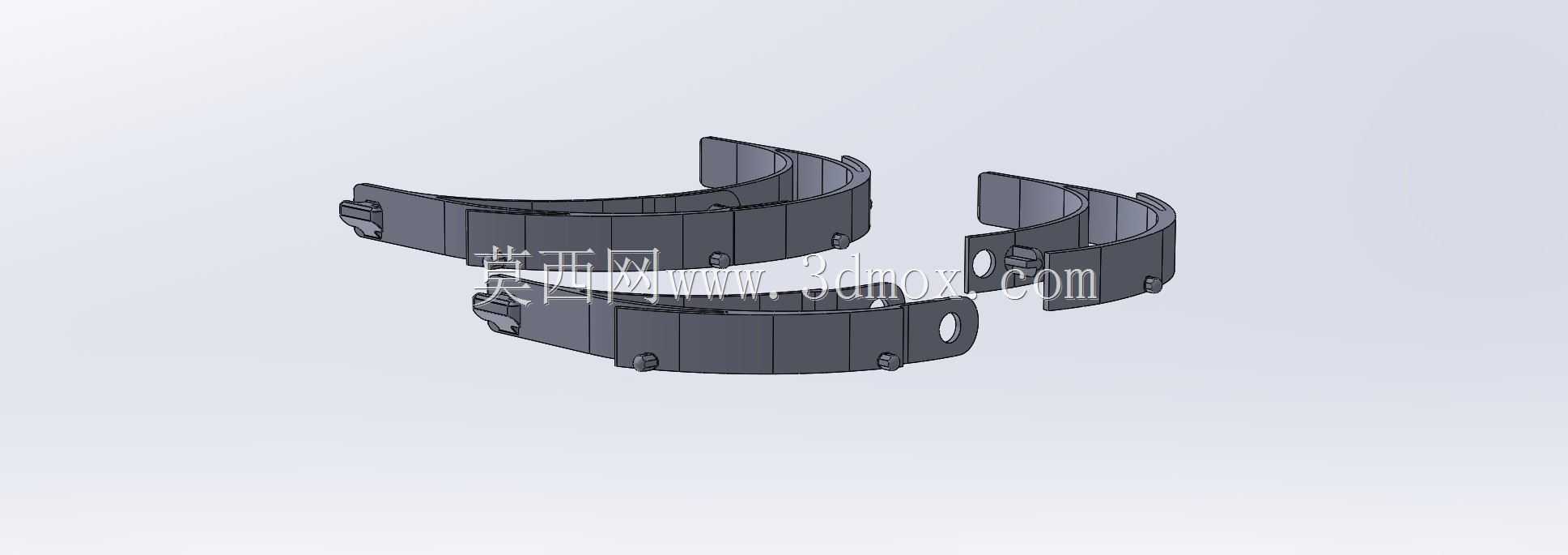 COVID-19模块化140mm x 140mm标准小尺寸3D打印遮阳板支架,带DXF面罩