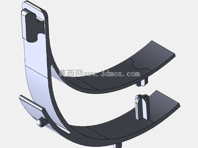 COVID-19模块化140mm x 140mm标准小尺寸3D打印遮阳板支架,带DXF面罩