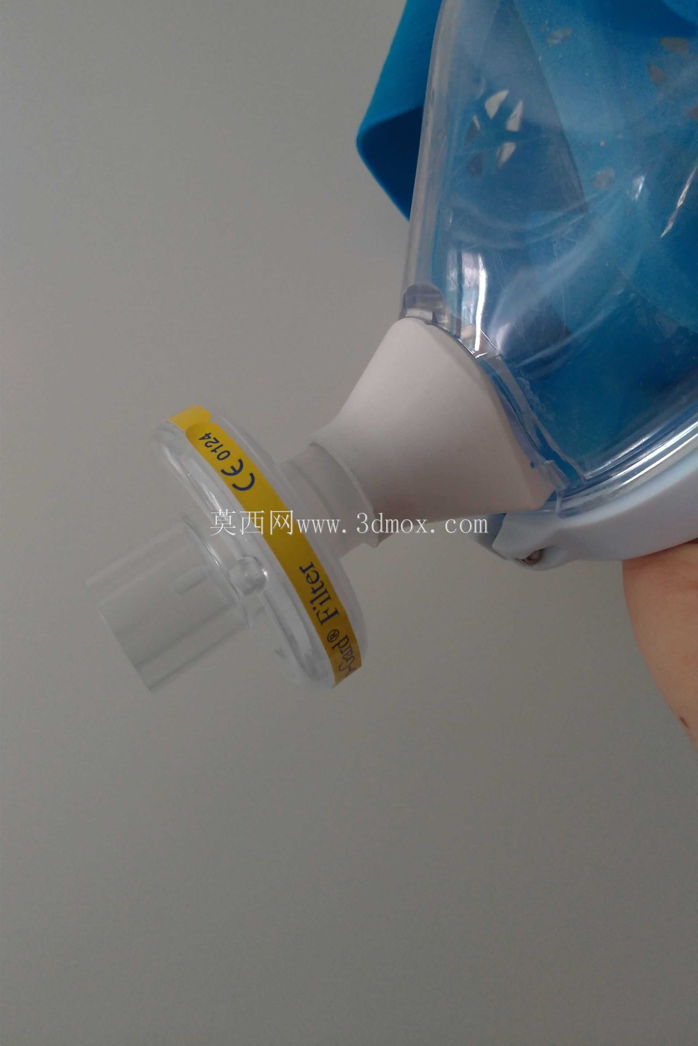 EasyBreath十项全能面罩的22mm排水阀盖适配器