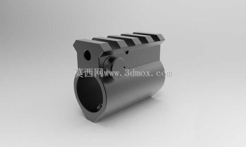 AR15带Picatinny导轨的可调气体块