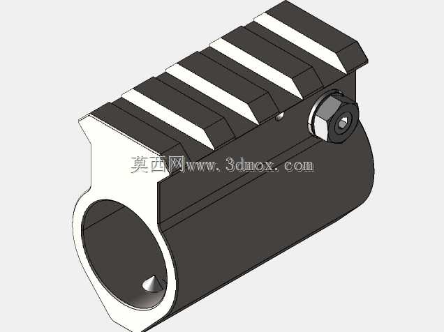 AR15带Picatinny导轨的可调气体块