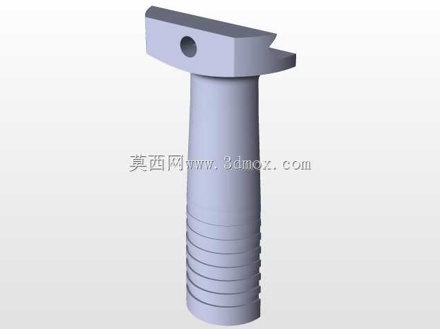PM007-AR-15/M16“瑞士图案”垂直前把手-黑色聚合物