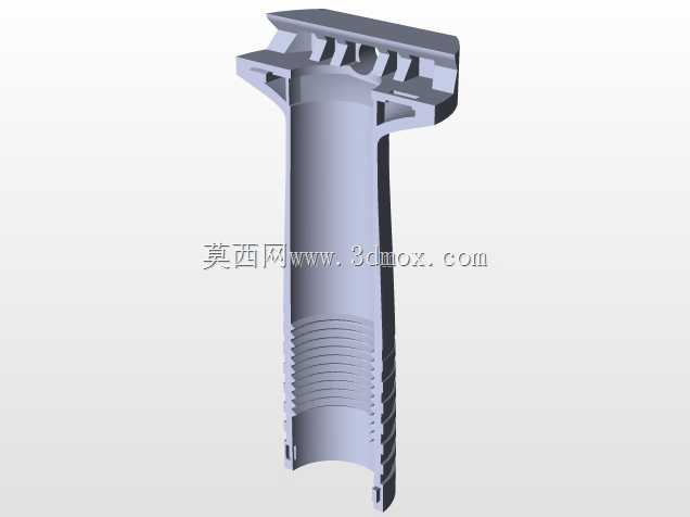 PM007-AR-15/M16“瑞士图案”垂直前把手-黑色聚合物