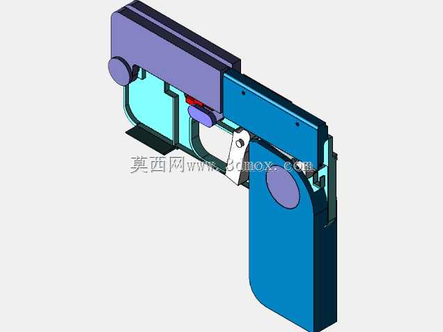 9MM折叠手机手枪