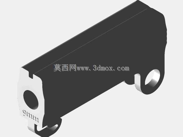 9MM折叠手机手枪